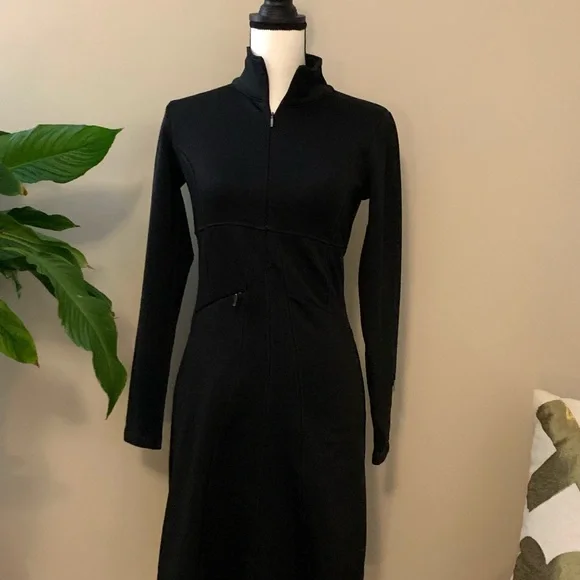 Athleta Black Women's Dress B62 - Picture 1 of 6